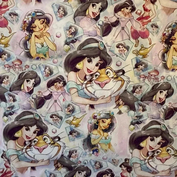 Wild Rich Kids Leotard body suit Girls size 11/12 jasmine Aladdin disney print * - Picture 3 of 8